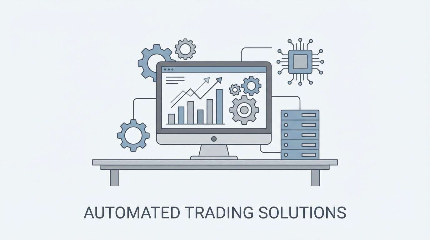 Automated futures trading system illustration