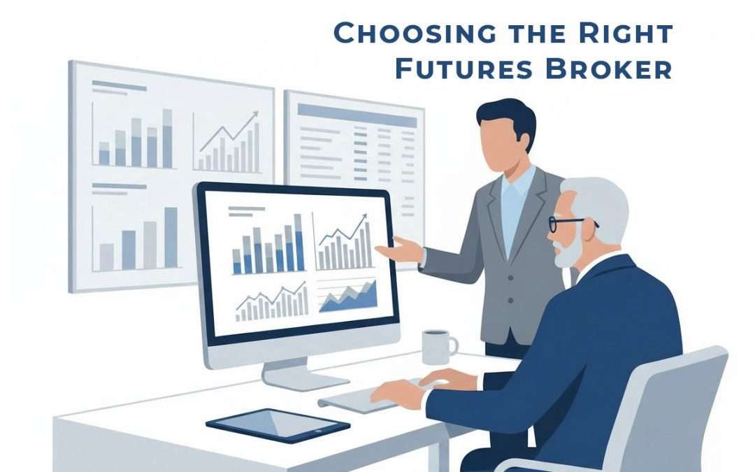 Experienced investor choosing a futures broker