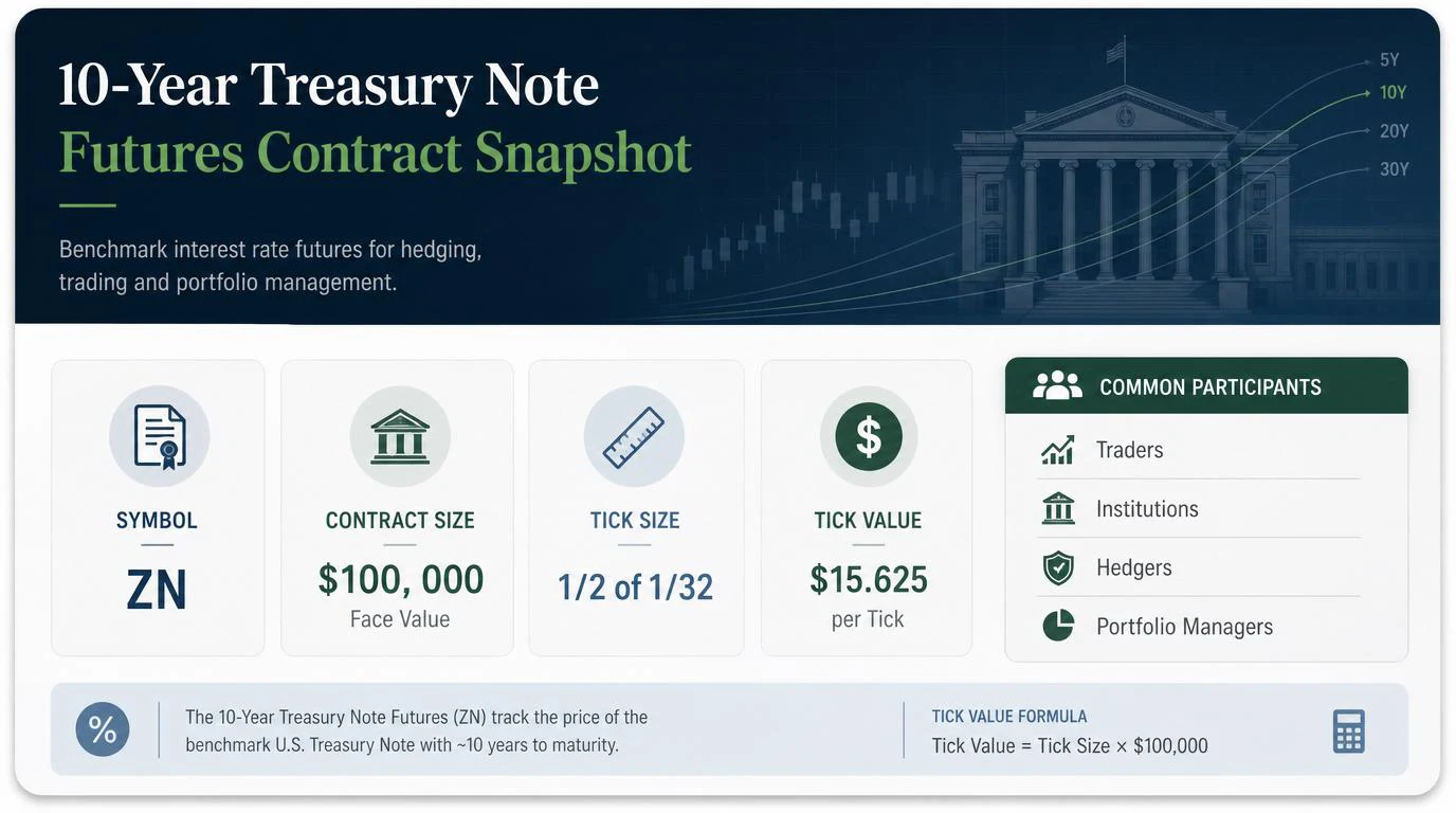 10-Year Note futures market snapshot