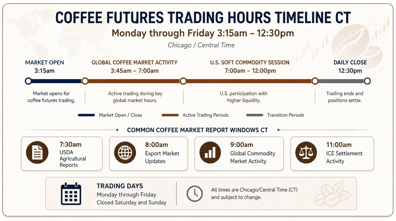 Coffee futures trading hours