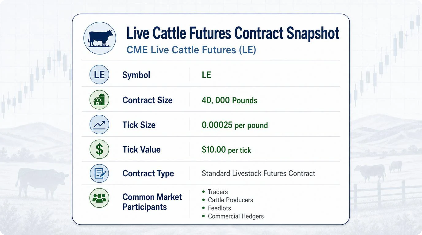 Live Cattle futures snapshot