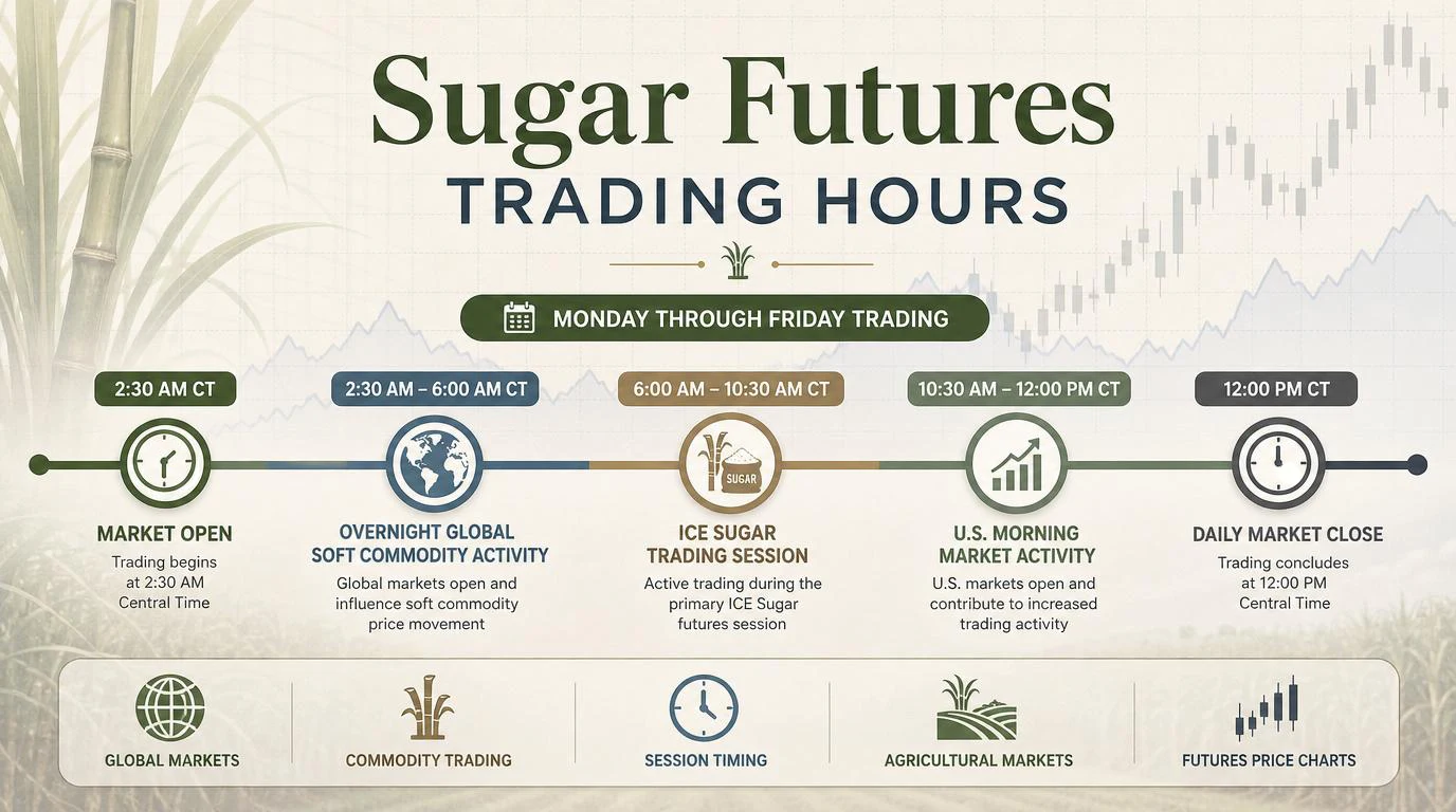Sugar futures trading hours